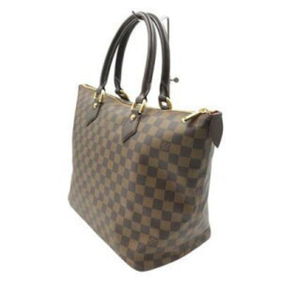 Louis Vuitton MM Tote Shoulder Damier Brown Saleya Bag Ebene - Picture 4 of 7